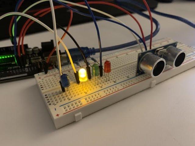 Arduino Ultrasonic Motion Sensor: Motion Sensor and LED project