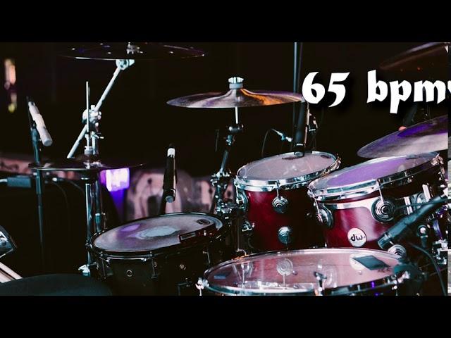 65 Bpm Drum Track Batería - Straight Beat Eighth Notes