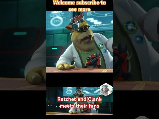 Ratchet and clank big adventure to meet big Al for the first time #ratchetandclank #shorts #gaming