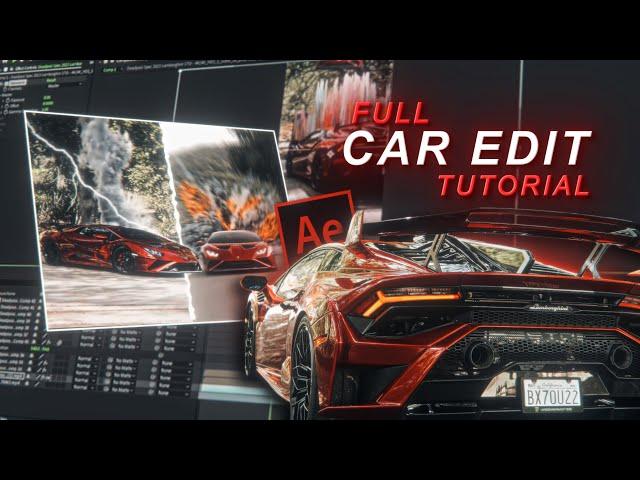 Full car edit tutorial on after effects