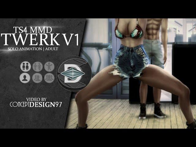 The sims 4 - MMD dance : Twerk *DOWNLOAD*