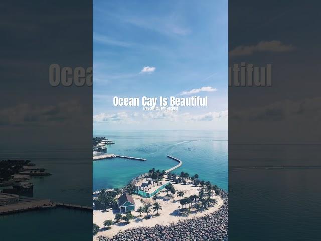 Ocean Cay Bahamas is Beautiful #travelwithjohnspeight #bahamas #travel  #oceancay #msc