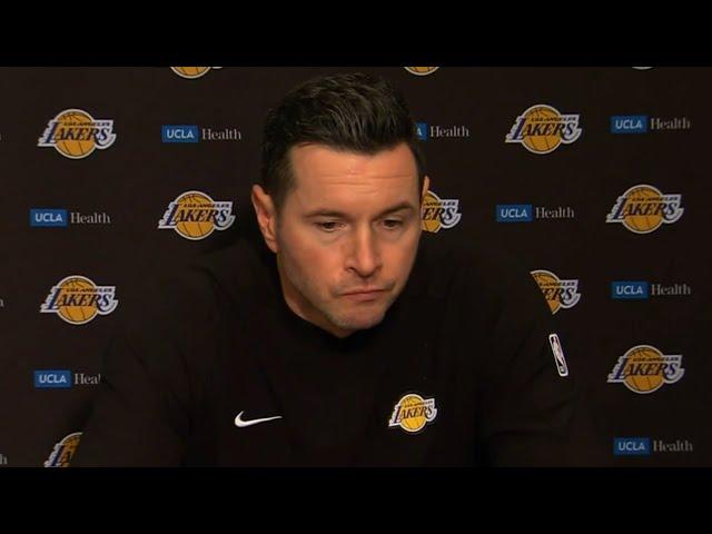 JJ Redick PISSED reaction to Lakers loss vs Rockets - Postgame Interview