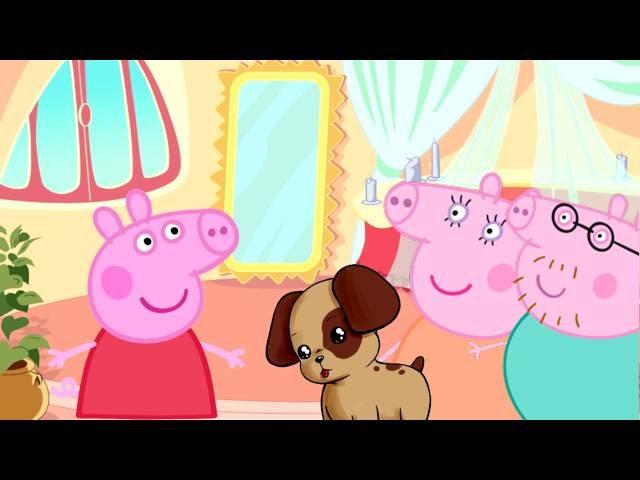 Свинка Пеппа Мультфильм Собака Пеппы укусила Джорджа  Peppa Pig