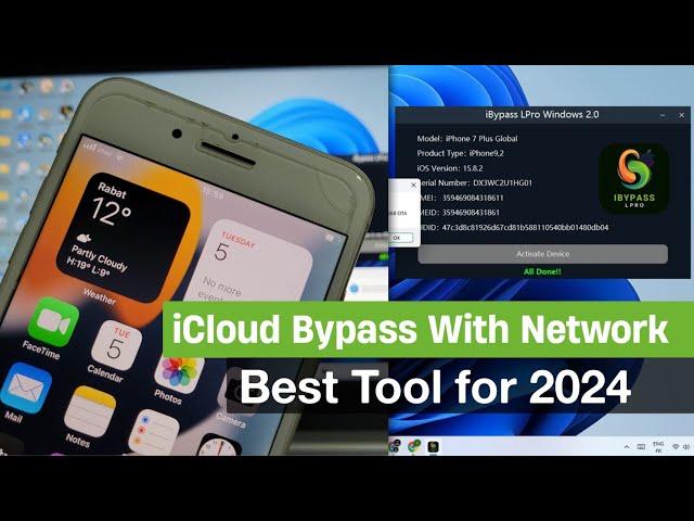 NEW iCloud Tool Bypass Windows With Signal/Sim/ iOS 17/16/15/12 iPhone/iPad iBypass LPro With Signal