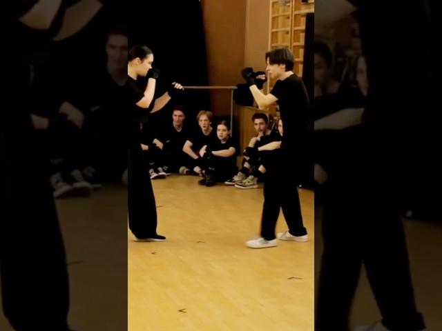 Why won’t the girl stop?  Actors school #humor #acting #imitation #stagecombat #stagefight
