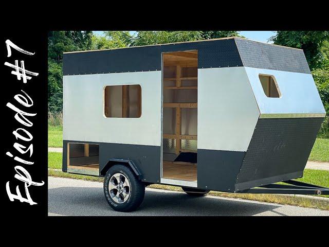 How to Build a Travel Trailer - DIY Framing and Aluminum Sheeting Installation