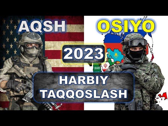 Osiyo davlatlari va AQSH harbiy taqqoslash || AQSH va Osiyo harbiy solishtirish