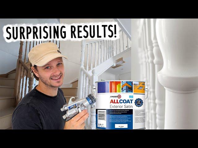 Exterior Paint Inside?! Zinsser Allcoat DIY Project