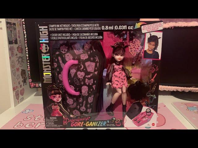 monster high mail  draculaura gore-ganizer