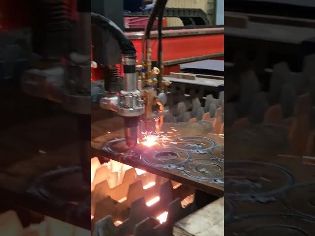 Испытываем газокислородный резак на станке с ЧПУ #laser #cnc #plasma #steel #welding #welder