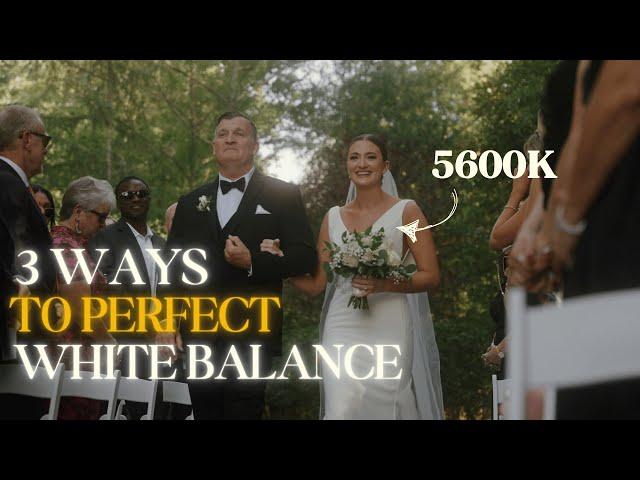 3 EASY Ways To Nail White Balance on the Sony FX30