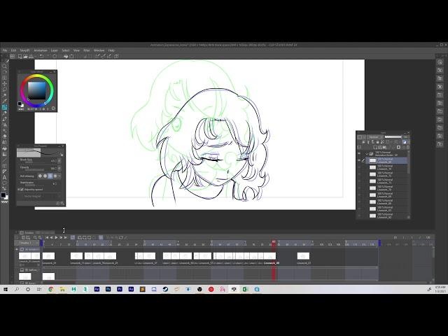 Clip Studio Paint - Duplicate Animation Cel