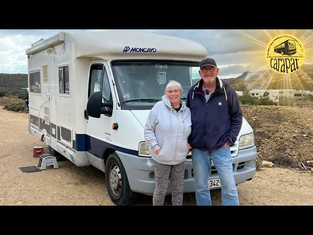 When they retired, they traveled 8 months a year in a camper van.