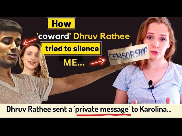 Big update: ‘C0WARD’ Dhruv Rathee tried to ‘silence’ me… | Karolina Goswami