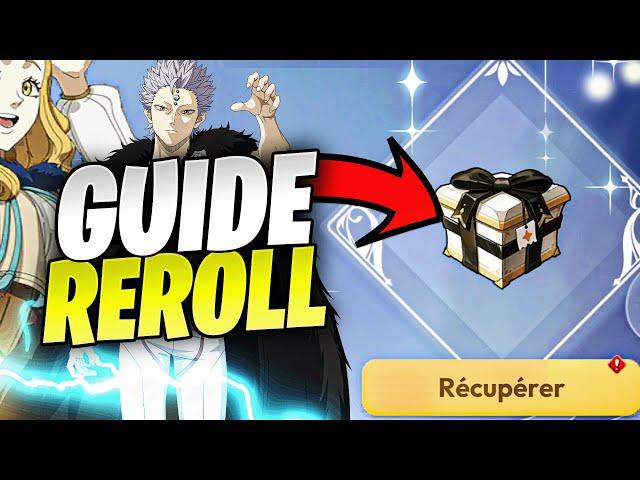 GUIDE COMMENT REROLL LOTUS ET MARS RAPIDEMENT BLACK CLOVER MOBILE