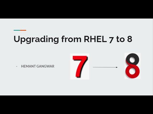 Upgrading the system from RHEL 7 to RHEL 8 using Leapp (Super Easy Working solution)