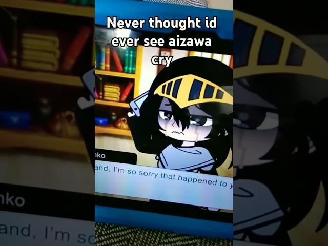 never thought I'd ever see aizawa cry,#mha #bnha #dadzawa @STAR_EMM