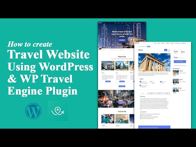 How to create a Travel website using WordPress and WP Travel Engine