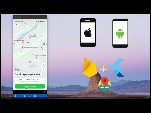 Flutter app firebase uber clone intro