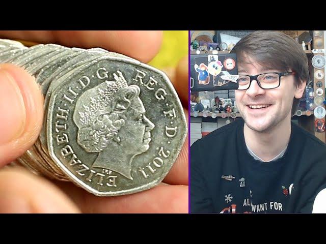 I Have Never Found So Many Rare 50p Coins!!! £250 50p Coin Hunt Bag #105 [Book 6]