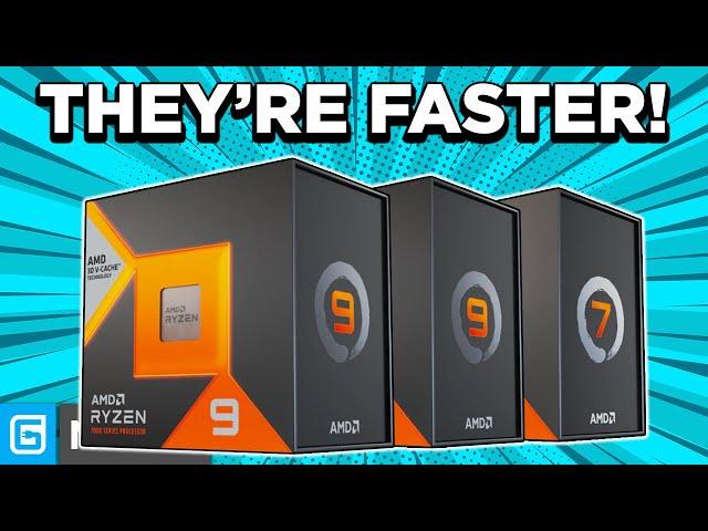 Ryzen 7000X3D Are EVEN FASTER Gaming CPUs!