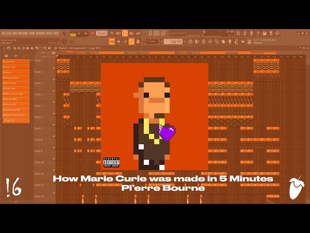 How Marie Curie was made in 5 minutes - Pi'erre Bourne (FL Studio Remake)