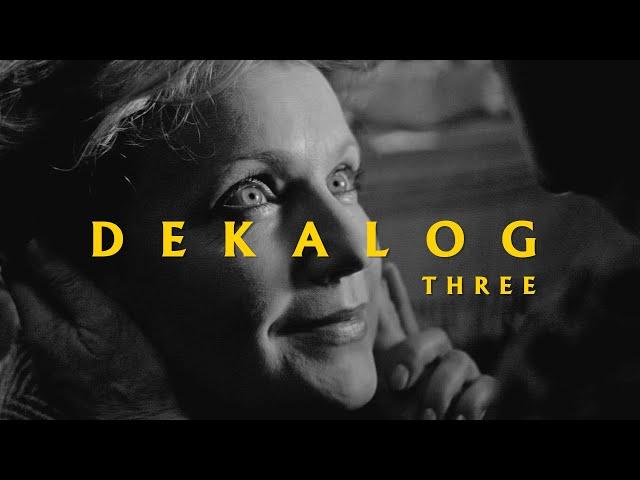 Montage of DECALOG : THREE