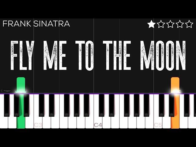 Frank Sinatra - Fly Me To The Moon | EASY Piano Tutorial