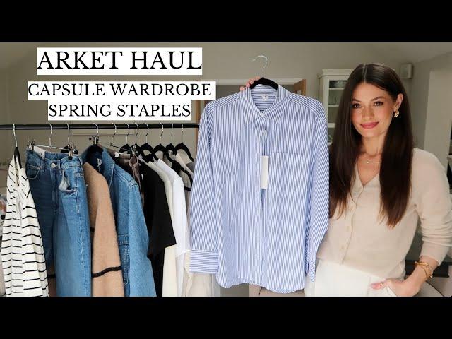 ARKET NEW IN HAUL | SPRING CAPSULE WARDROBE STAPLES