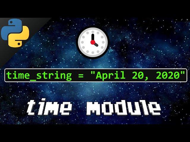 Python time module ⌚
