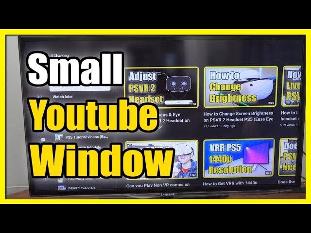 How to FIX Youtube TV App thats SMALL & Not fullscreen (Fast Method)