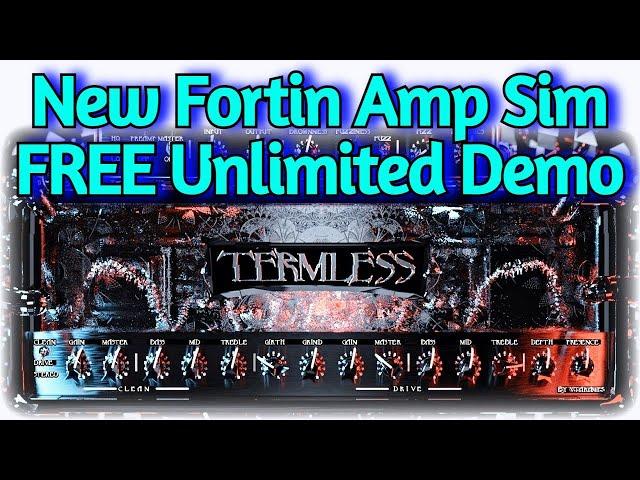 New FREE Unlimited Demo FORTIN NAMELESS Amp Sim  - Termless Guitar VST Plugin by VTar Amps - Review