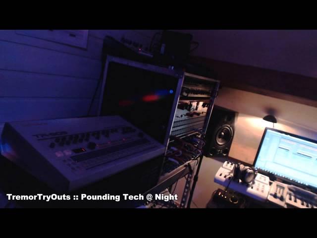 TremorTryOuts - Pounding Tech @ Night [ TR-909, Live Studio Recording ]