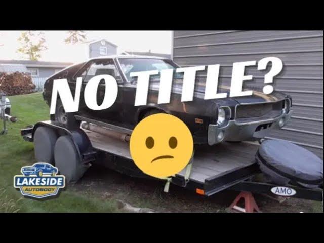 How to Replace a Lost or Missing Classic Car Title