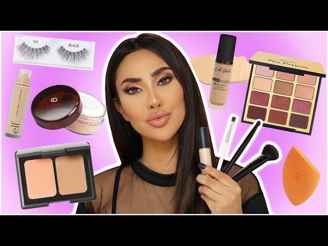 FULL FACE OF AFFORDABLE DRUG STORE MAKEUP | BrittanyBearMakeup