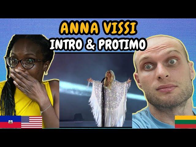 REACTION TO Anna Vissi - Intro & Protimo (Live at Kallimarmaro) | FIRST TIME WATCHING