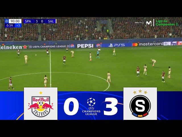 RB Salzburg gegen Sparta Prag [0-3] | UEFA Champions League 2024/25 | Spielen Höhepunkte!