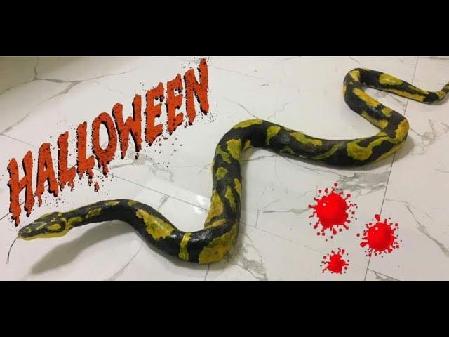 Halloween Decoration D.I.Y (Cheap and easy) Snake