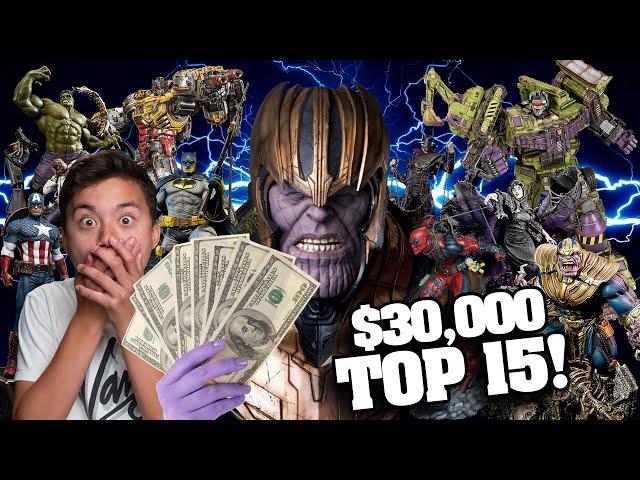 HOW I SPENT MY ALLOWANCE!!! TOP 15 Statue Pre-Orders - $30,000 of Marvel, DC & Transformers!