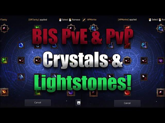 2024 BIS PvE & PvP Crystals & Lightstones Guide | Black Desert Online