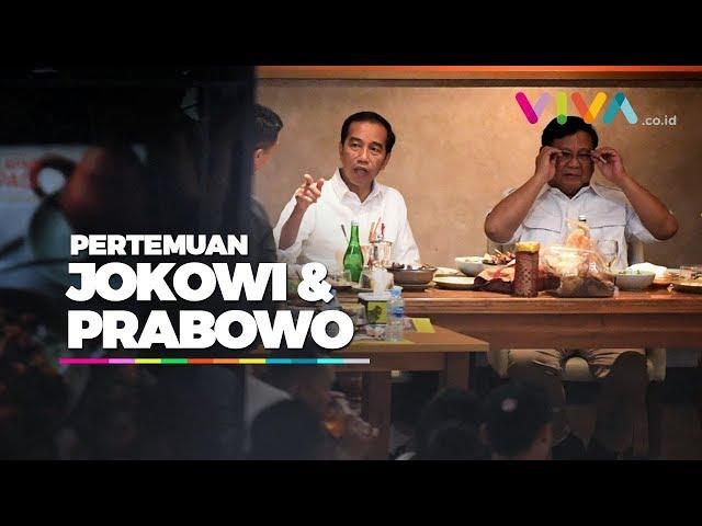 Pidato Ucapan Selamat Prabowo Untuk Jokowi dan Makan Siang Bersama