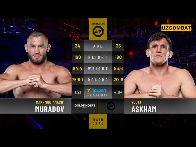 DAXSHAT JANG ! MAKHMUD MURADOV VS SCOOT ASKHAM 22.09.2024