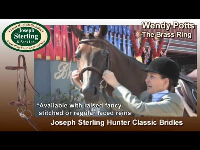 Wendy Potts on the Joseph Sterling Hunt Bridle from Schneiders