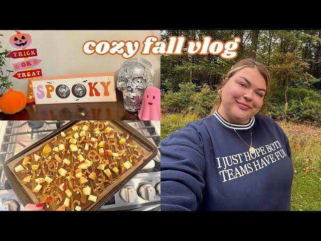 caramel apple bark, plus friendly baby carrier + girly pop halloween decor! VLOG