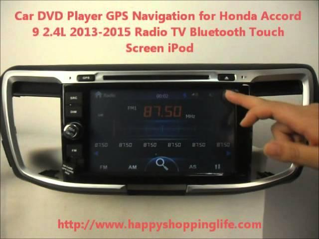 Honda Accord In Dash GPS Navigation DVD - Happyshoppinglife