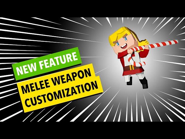 KoGaMa New Feature: Melee Weapon Customization