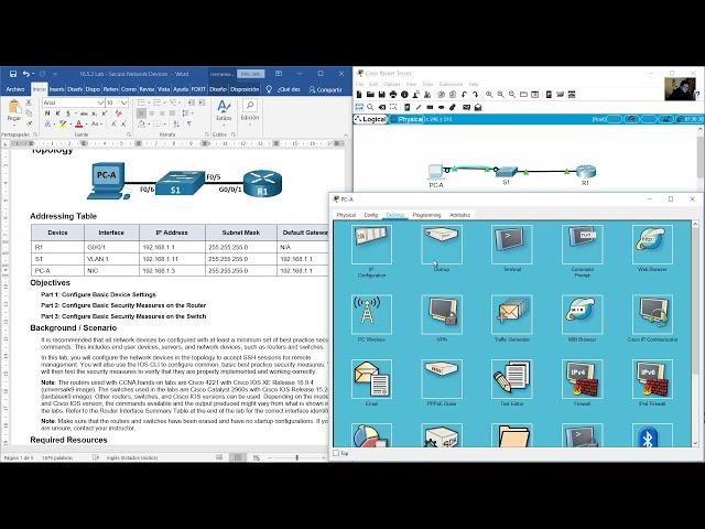 16.5.2 Lab - Secure Network Devices