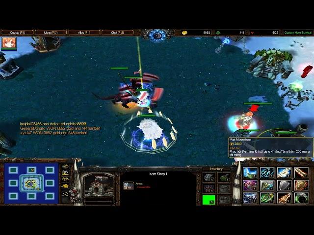 Warcraft 3 - MobaZ Custom Hero Survival 1.56F Gameplay #30