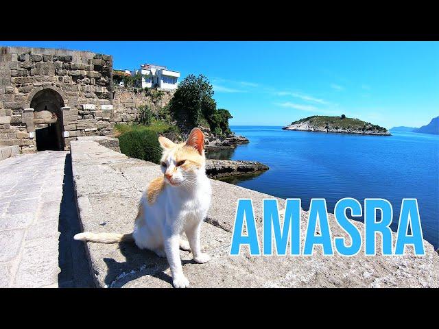 Walking Tour of Amasra in 4k! Northwestern Turkey